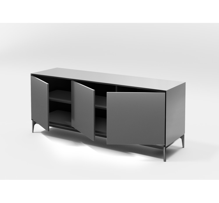 Пряма тумба під телевізор Delta 2 Gray2